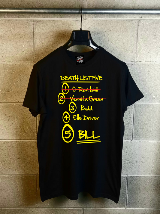 T-shirt Black Kill Bill