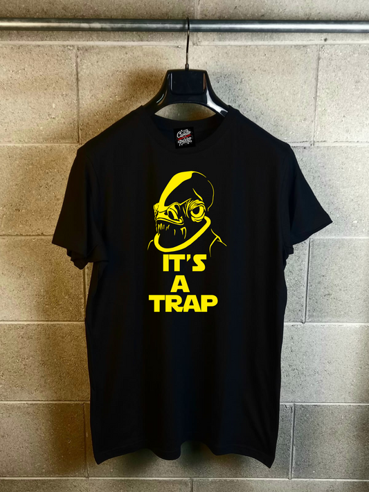 T-shirt Black It's a Trap