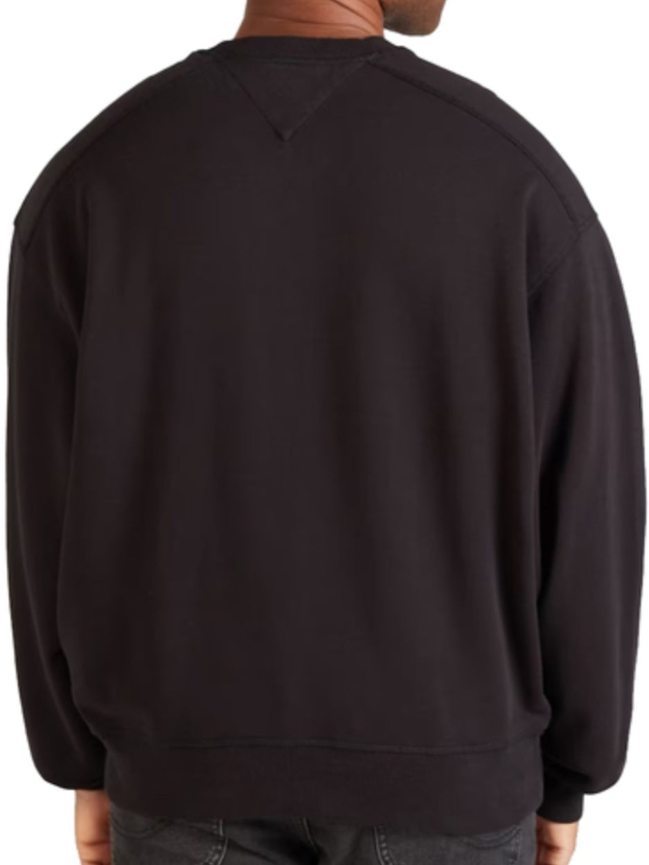 Tommy Hilfiger® Felpa Black girocollo Oversize Fit