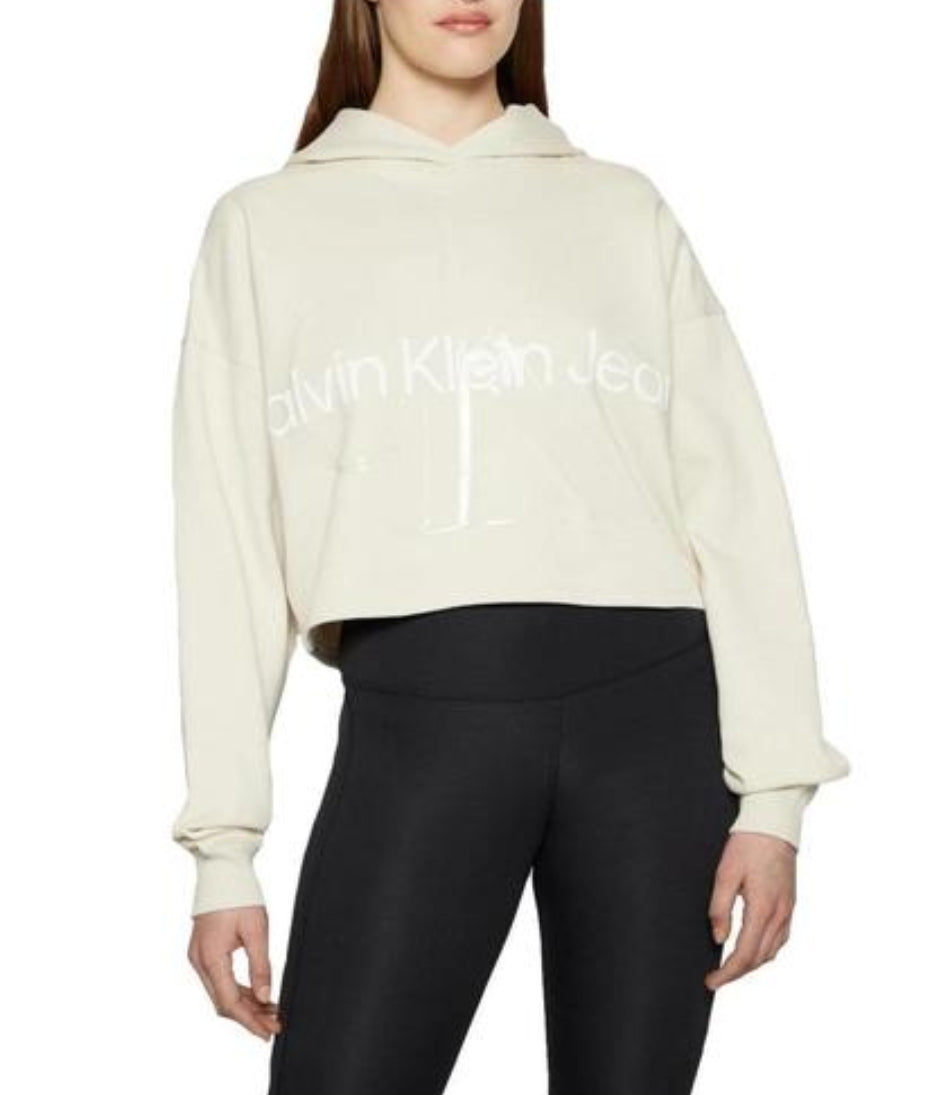 Calvin Klein® Felpa Leggera Egg Shell