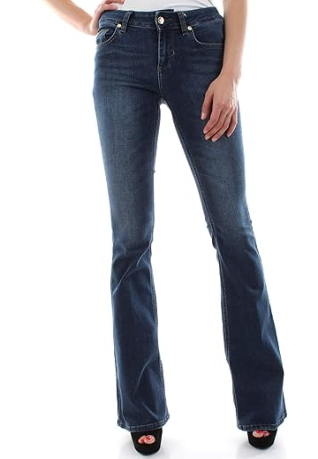 Liu Jo® Jeans Zampa Denim Blue Blow Up Beat Regular UXX030D4186