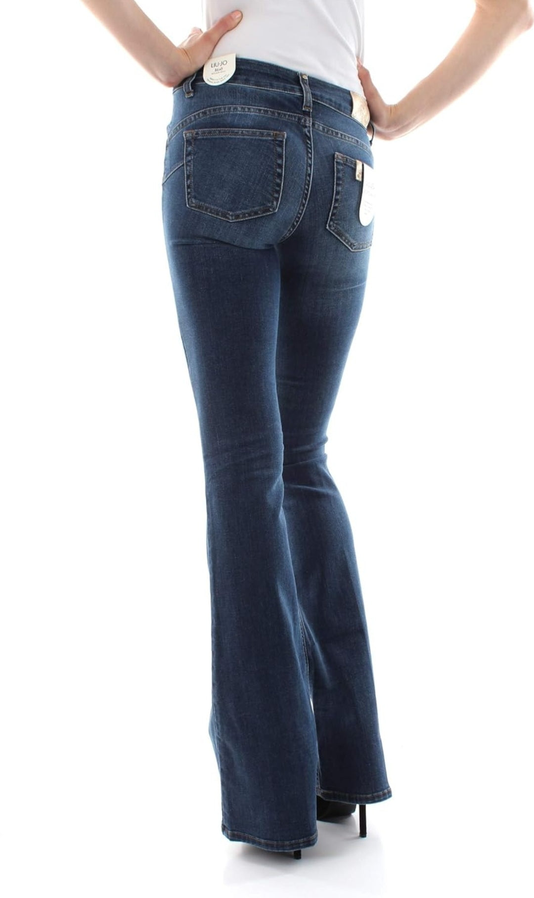 Liu Jo® Jeans Zampa Denim Blue Blow Up Beat Regular UXX030D4186