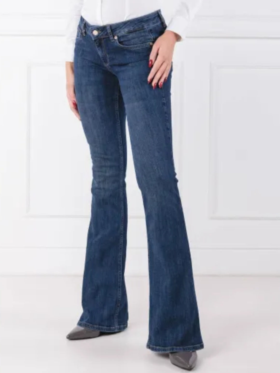 Liu Jo® Jeans Zampa Denim Blue Blow Up Beat Regular U68019D4127
