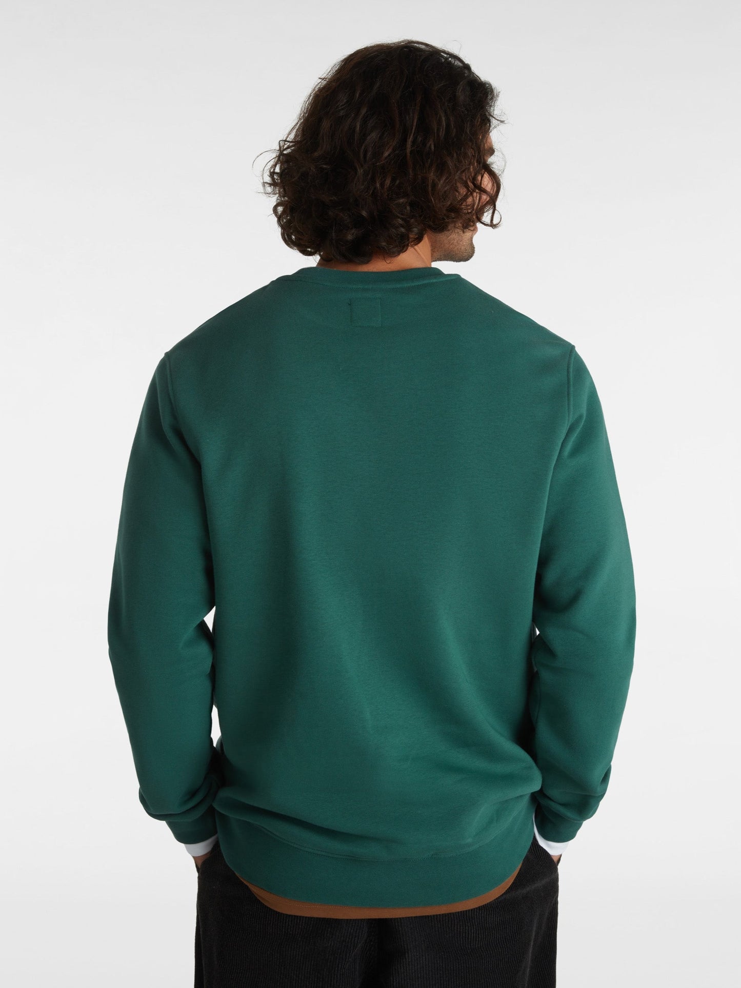 Vans® Felpa Girocollo Oversize Colore Pine Needle