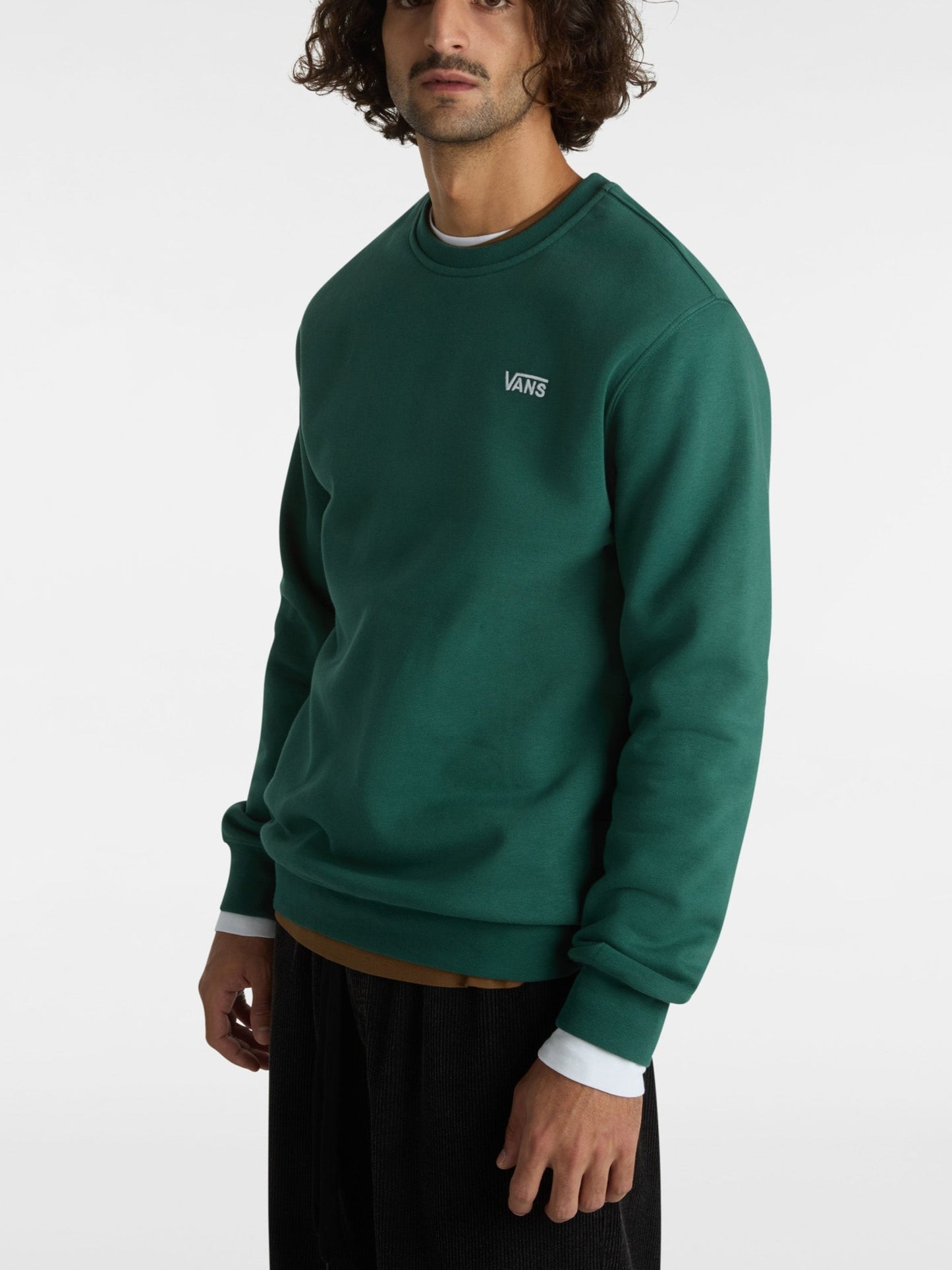 Vans® Felpa Girocollo Oversize Colore Pine Needle