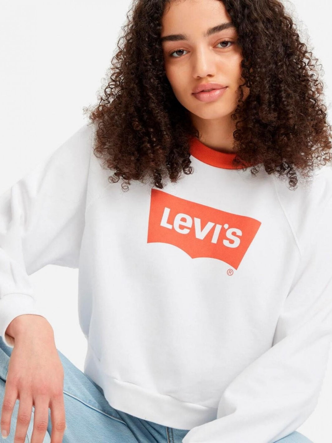 Levi's® Felpa Vintage Raglan Crew 18722-0075 White Vintage Fit
