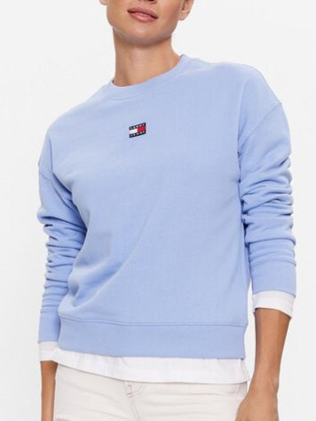 Tommy Hilfiger® Felpa Azzurra girocollo Regular Fit June Iris