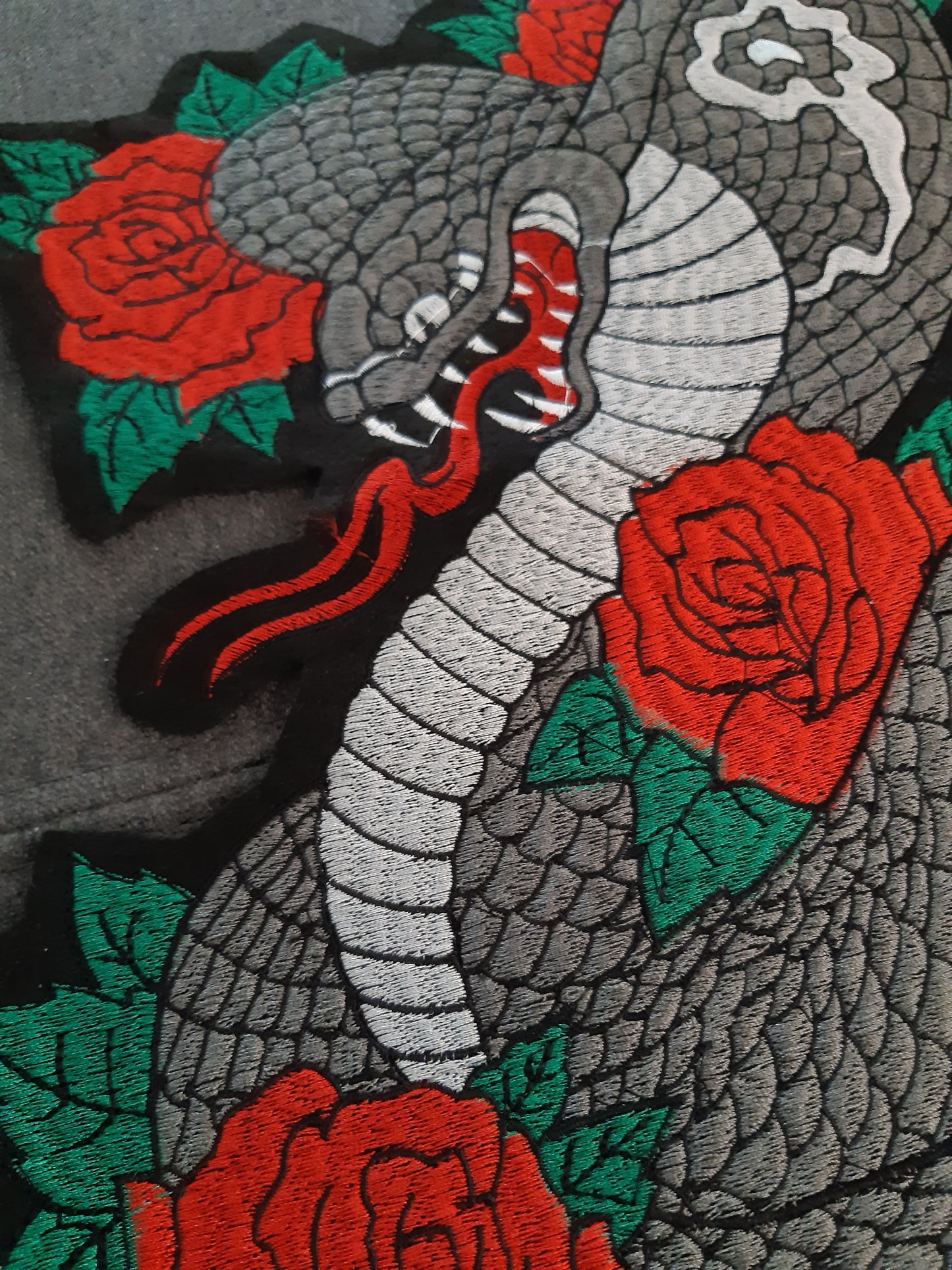 Toppa Patch Ricamata Snake XXL