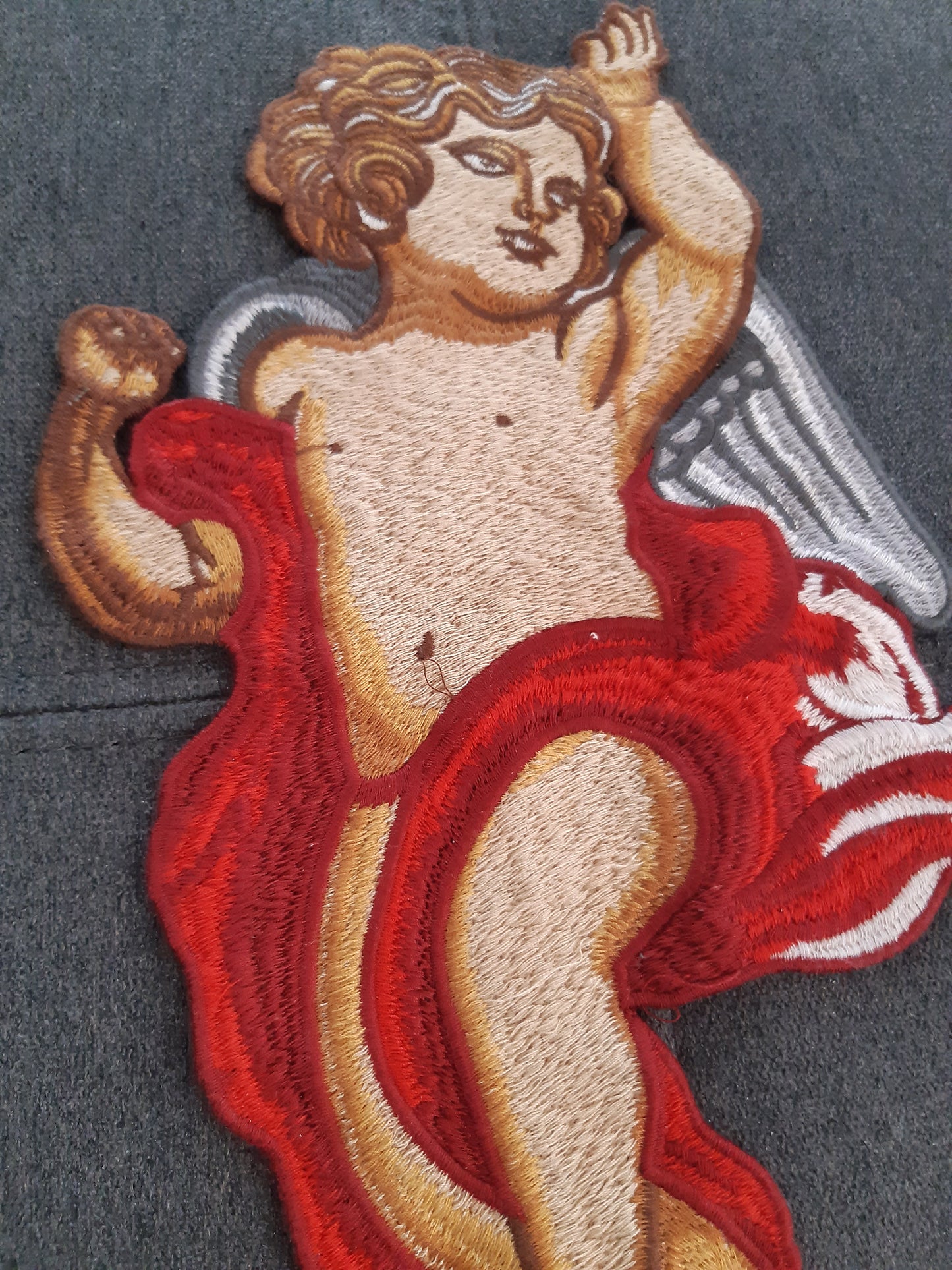 Coppia Toppe Patches Ricamate Angels