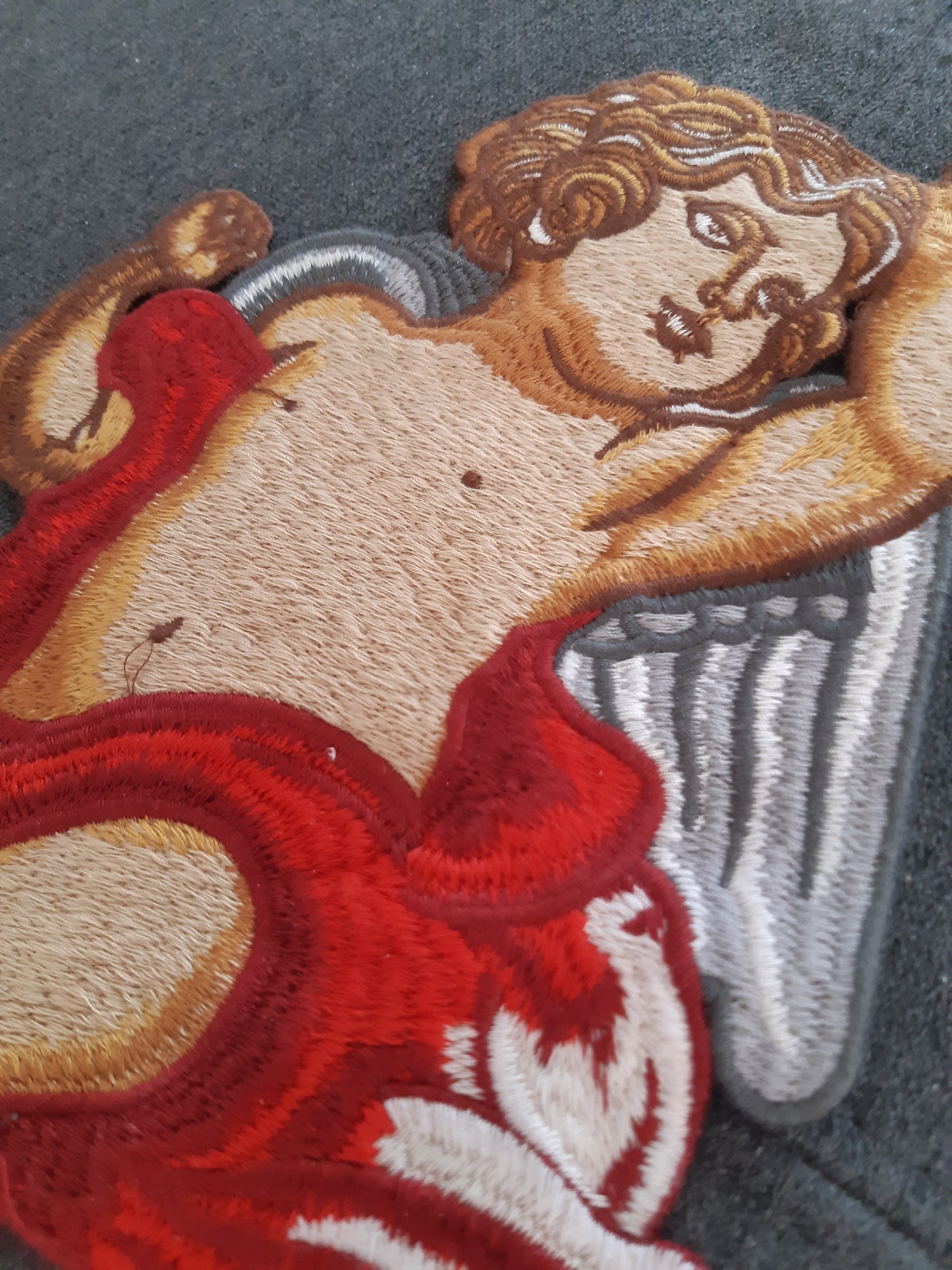 Coppia Toppe Patches Ricamate Angels
