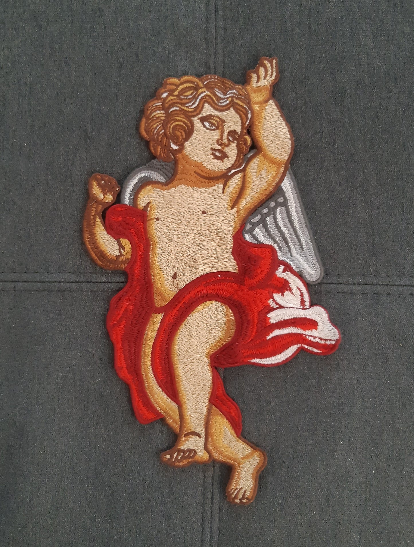 Coppia Toppe Patches Ricamate Angels