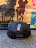 Baseball Trucker Cap with Lamps all black