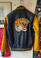 Varsity Jacket Blu/Yellow Tiger 1 + Tiger 1
