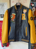 Varsity Jacket Blu/Yellow Tiger 1+ Tiger 3