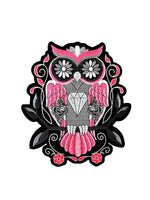 Toppa Patch Ricamata Pink Owl